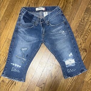 Levi's Blue Denim Slouch Jeans